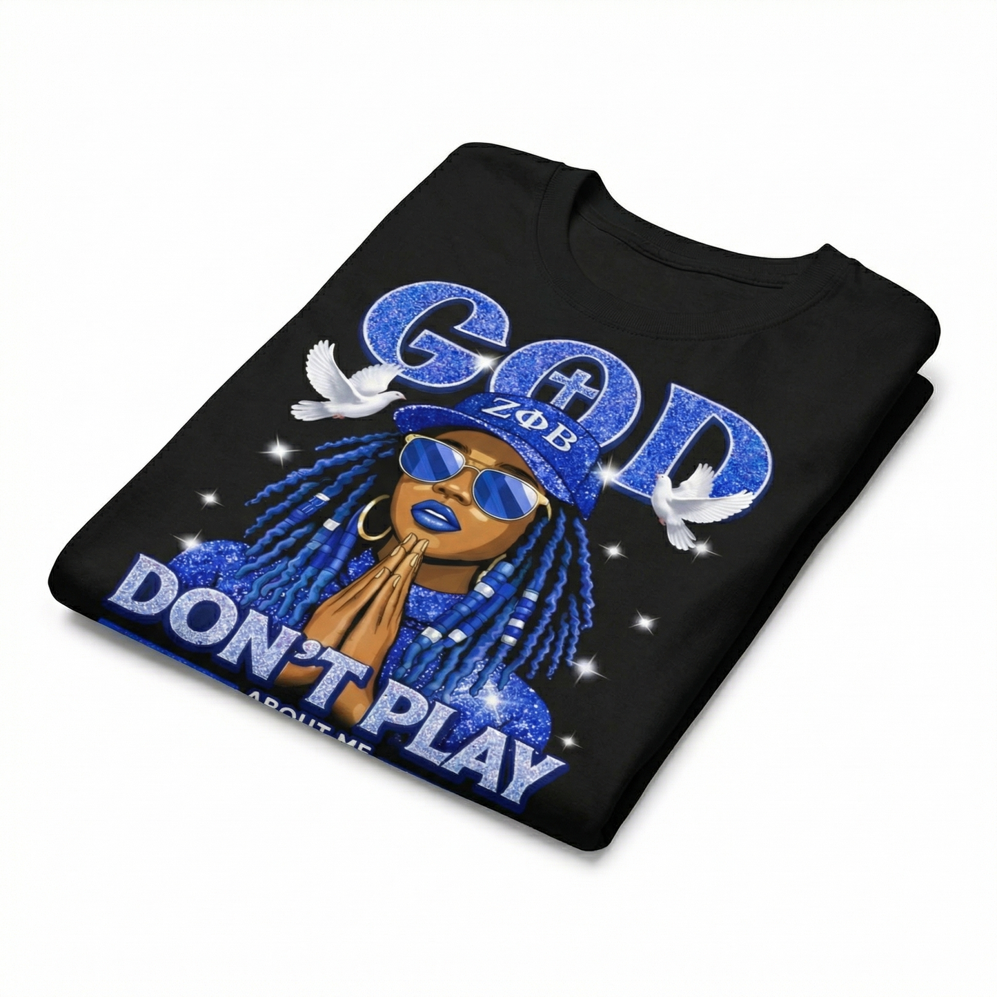 Zeta Phi Beta “God Don’t Play About Me” Tee