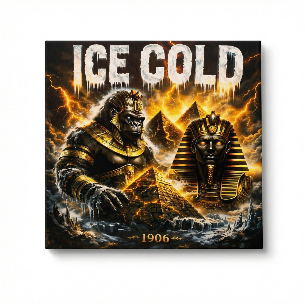 Alpha Phi Alpha Ice Cold 1906 Canvas Wall Art
