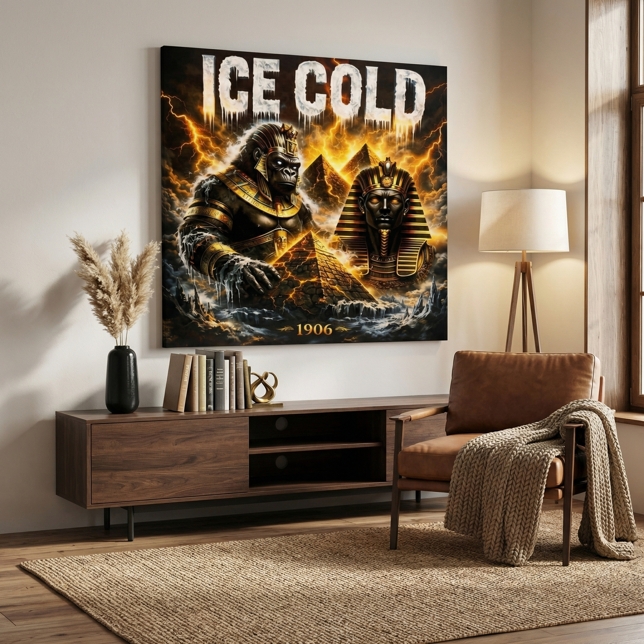 Alpha Phi Alpha Ice Cold 1906 Canvas Wall Art