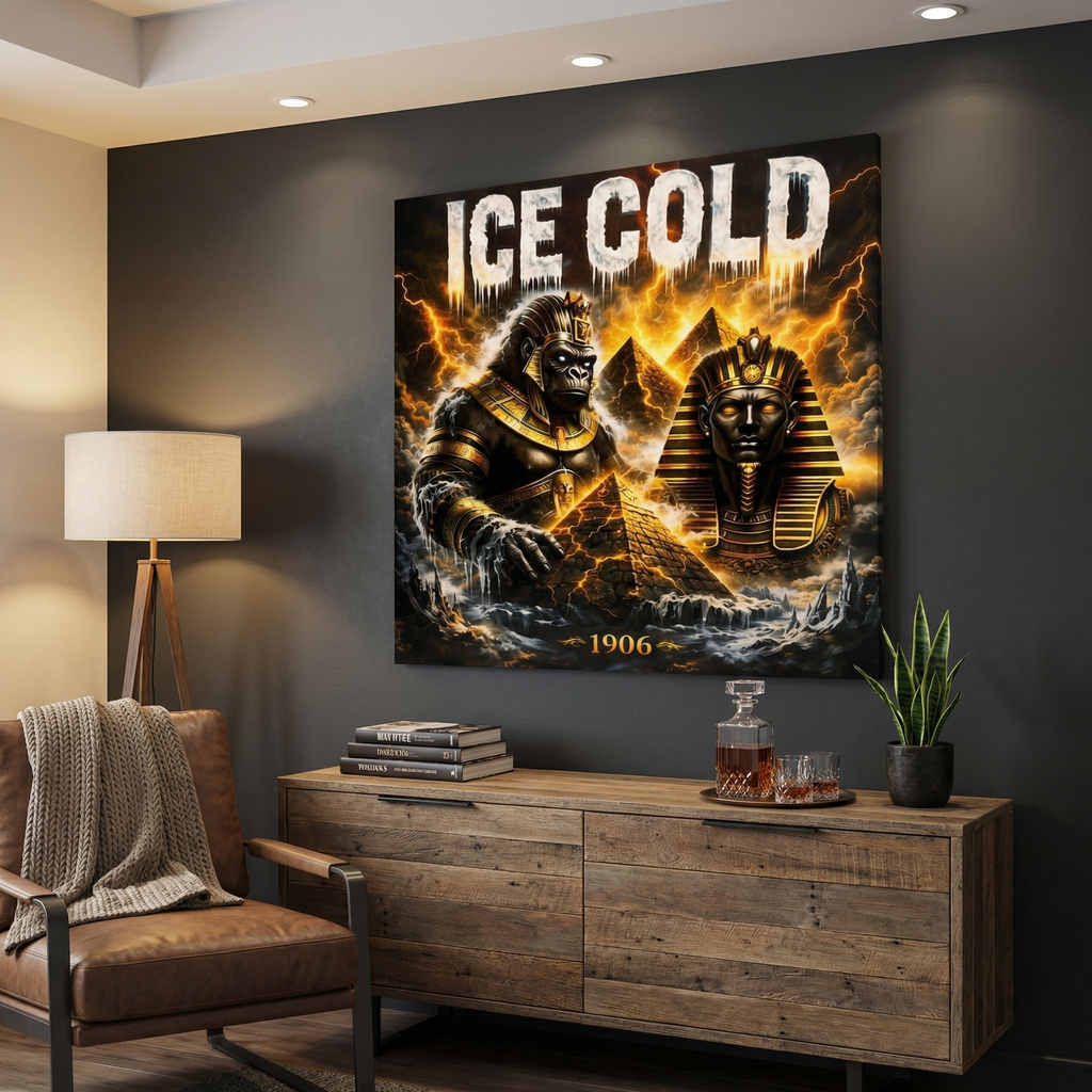 Alpha Phi Alpha Ice Cold 1906 Canvas Wall Art