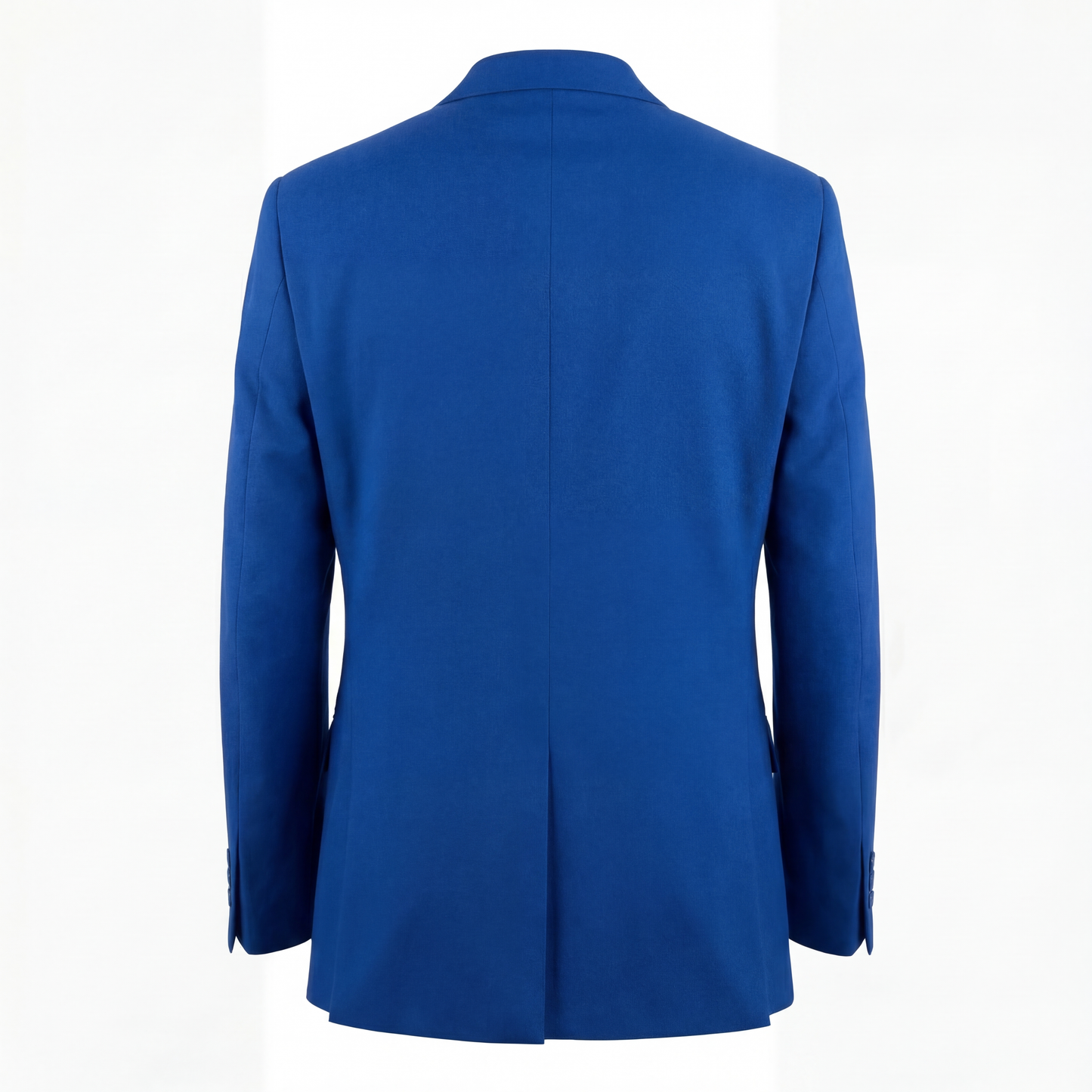 Blue blazer on a white background