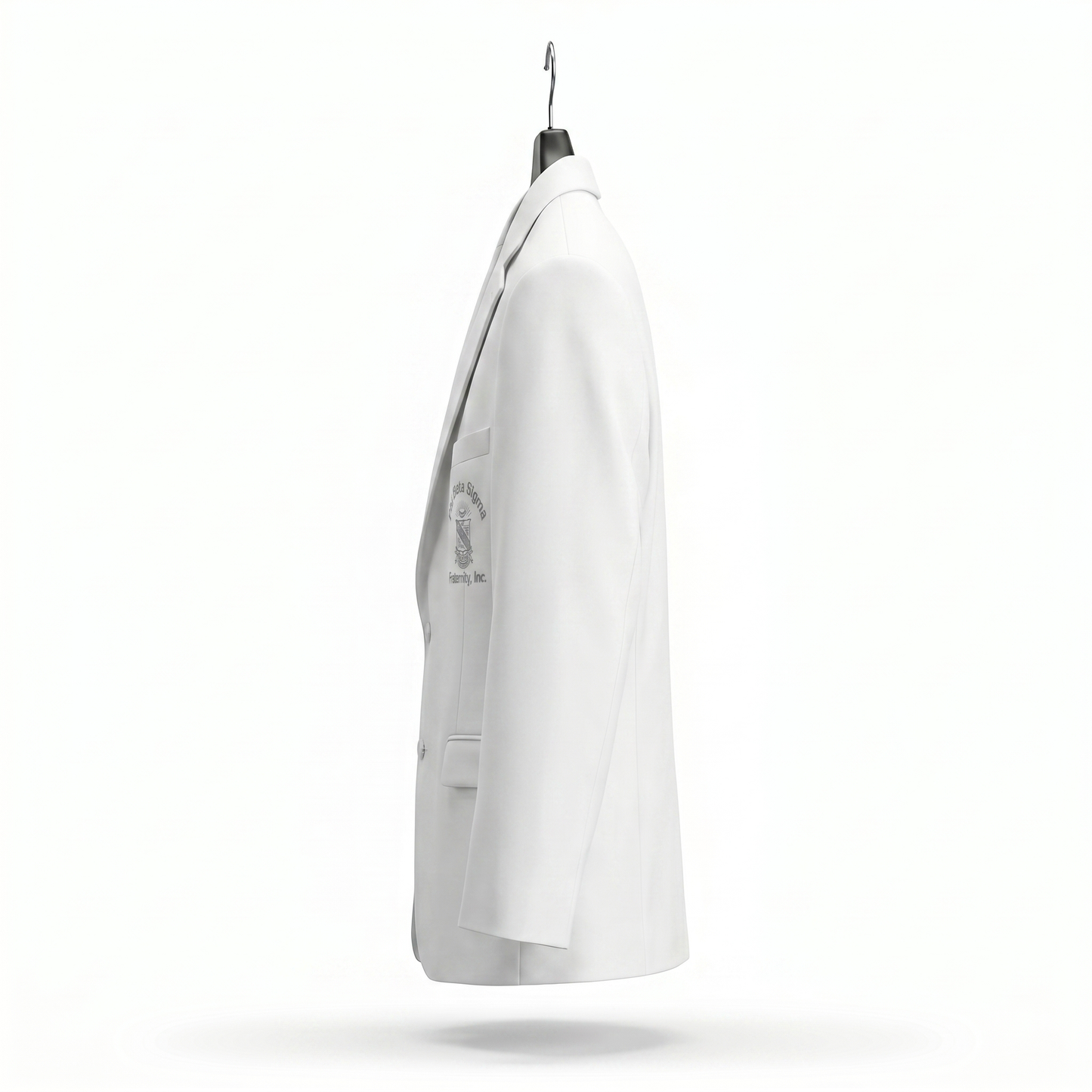 Phi Beta Sigma White Embroidered Blazer Jacket