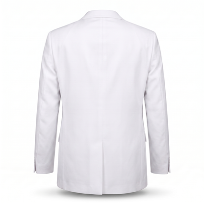 Phi Beta Sigma White Embroidered Blazer Jacket