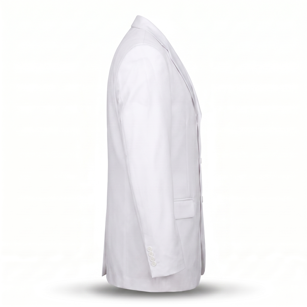 Phi Beta Sigma White Embroidered Blazer Jacket