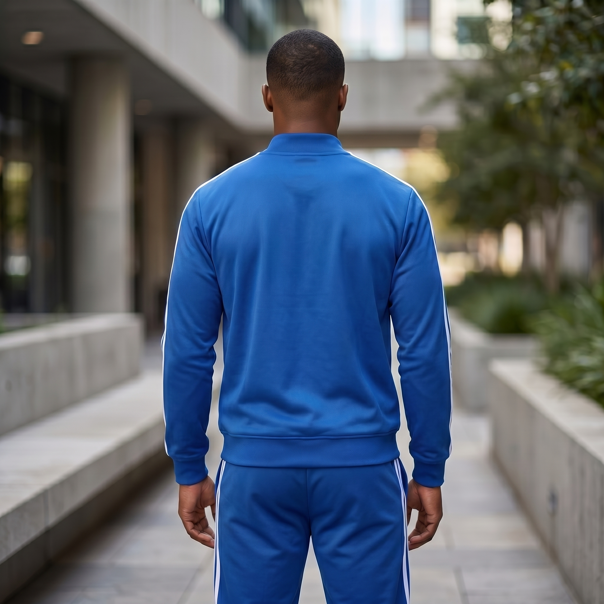 Phi Beta Sigma Blue Track Jacket and Pant Set