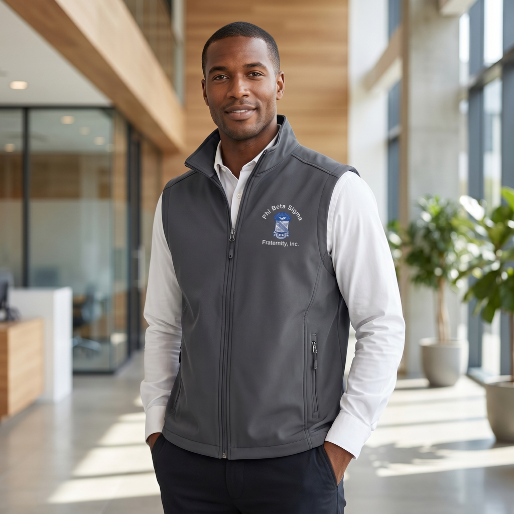 Phi Beta Sigma Full-Zip Vest