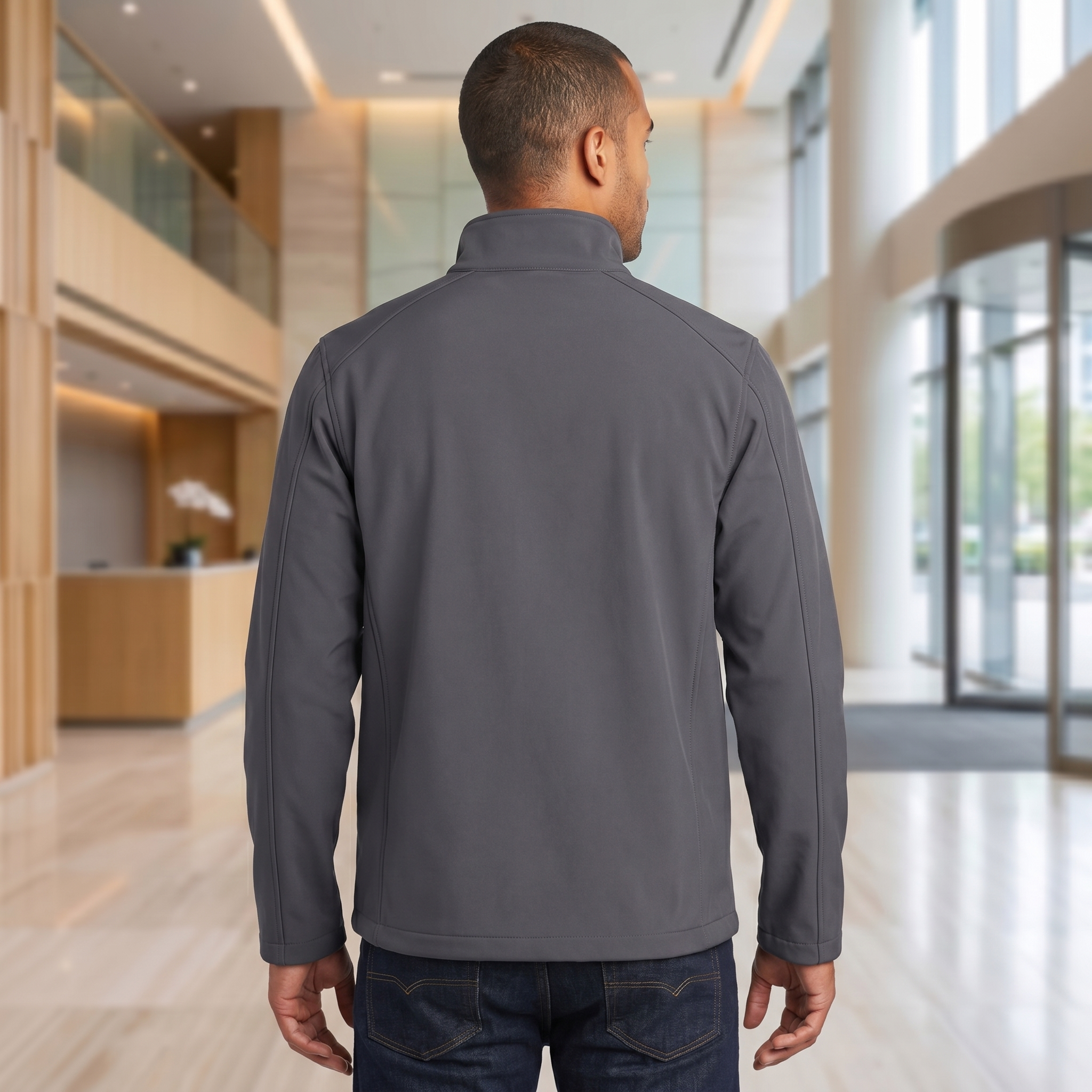 Phi Beta Sigma Gray Full-Zip Jacket