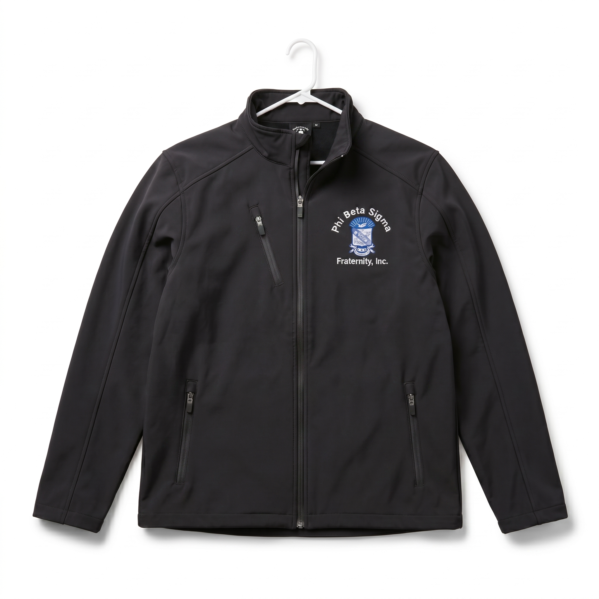 Phi Beta Sigma Gray Full-Zip Jacket