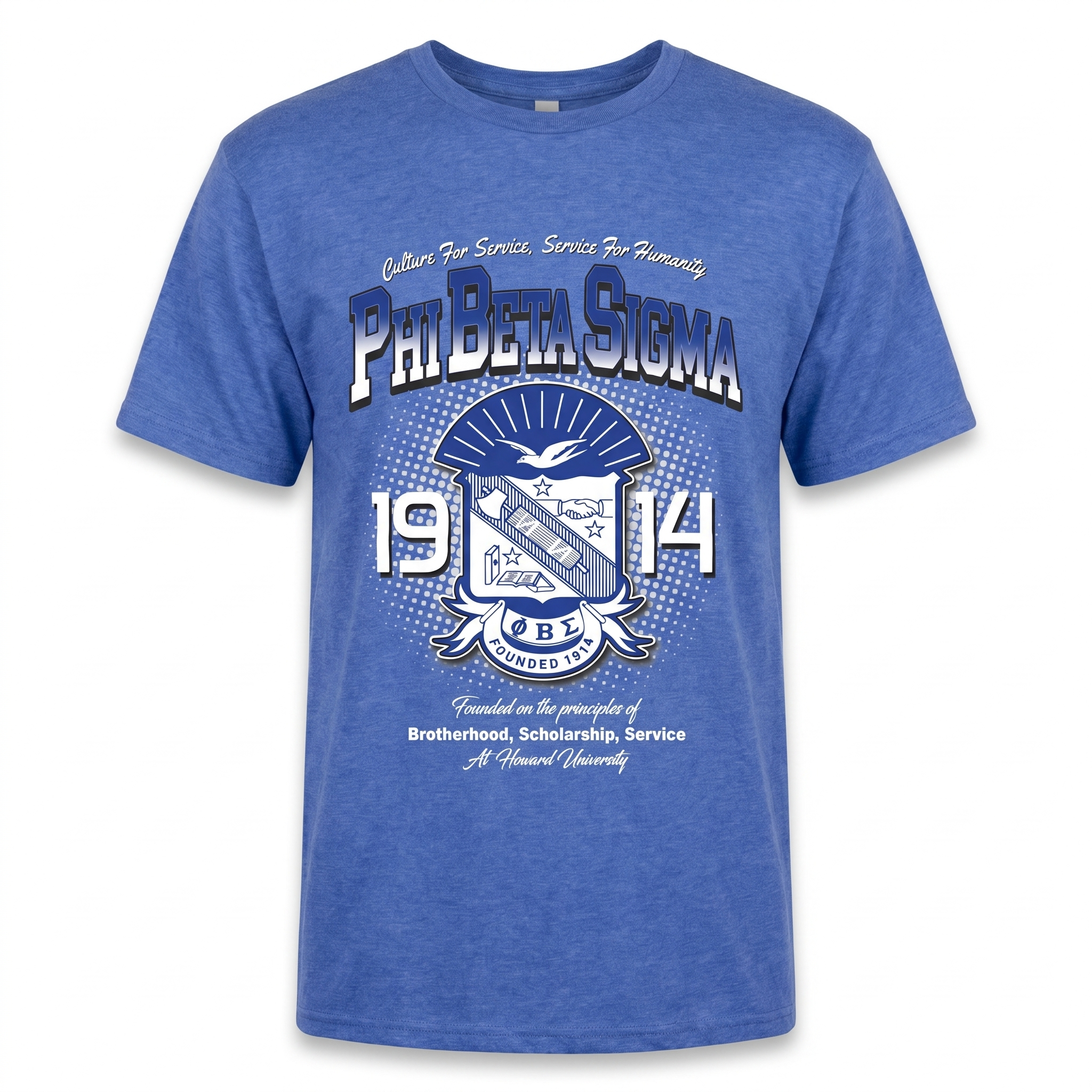 Phi Beta Sigma Heather Royal T-Shirt