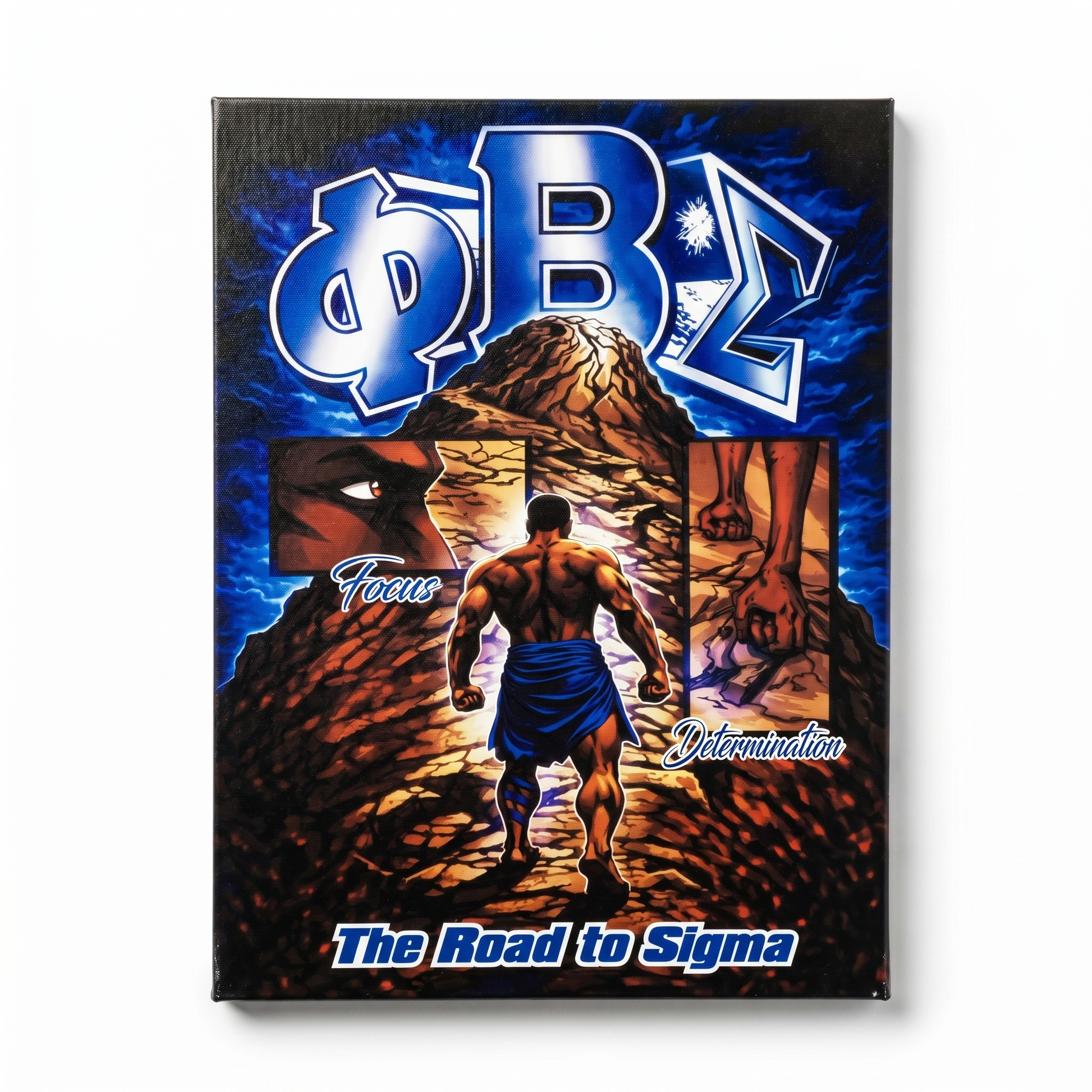 Phi Beta Sigma The Road to Sigma Canvas Wall Art