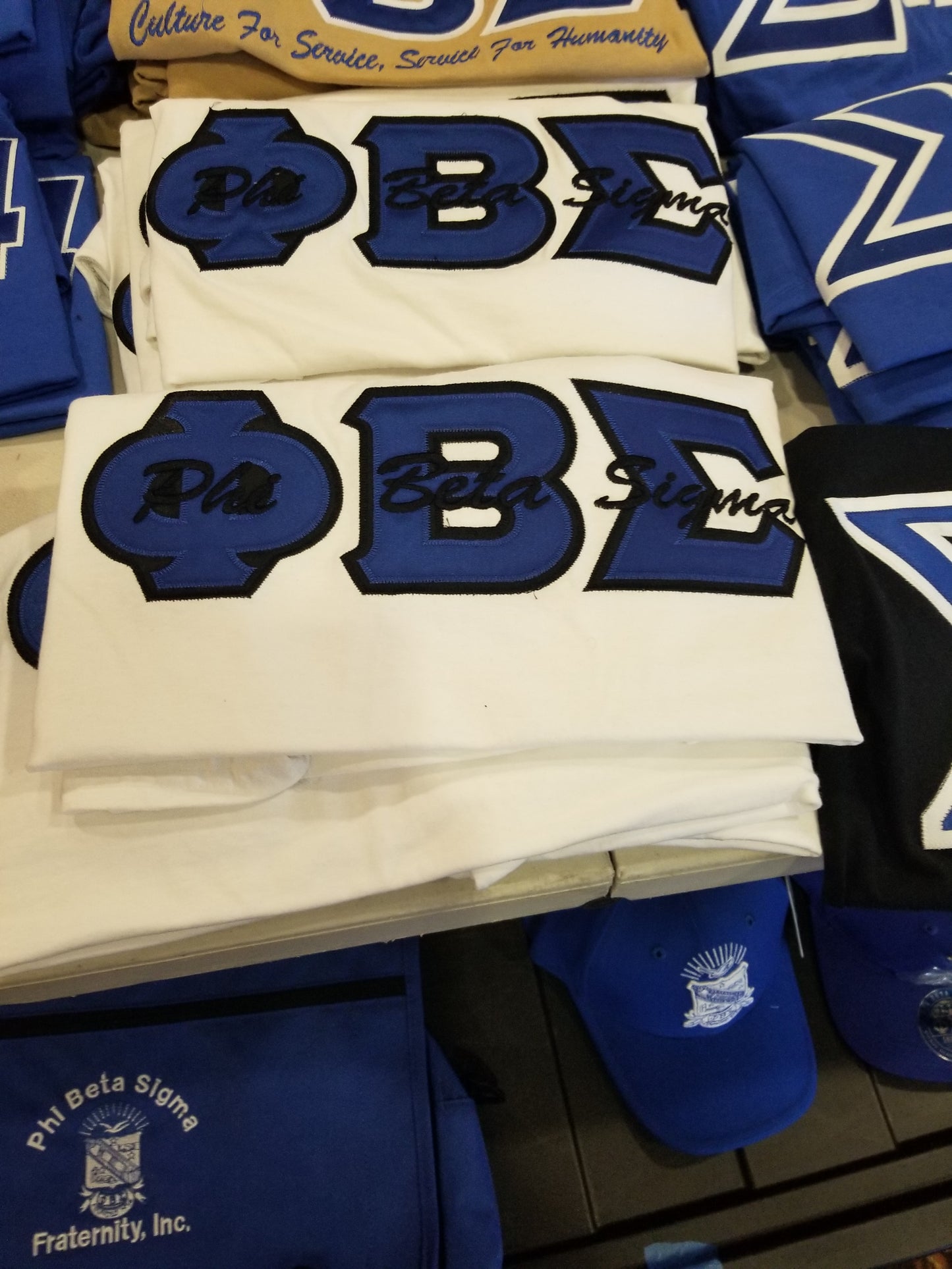 Phi Beta Sigma 3 Letter Embroidered Shirt