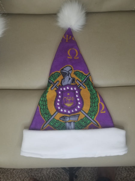 Omega Psi Phi Santa Hat