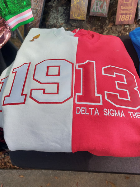 Delta Sigma Theta Split Sweatshirt