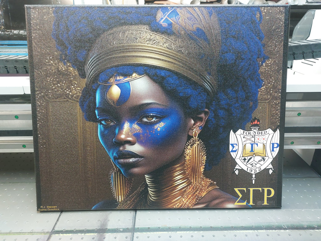 Sigma Gamma Rho Canvas Wall Art - 3