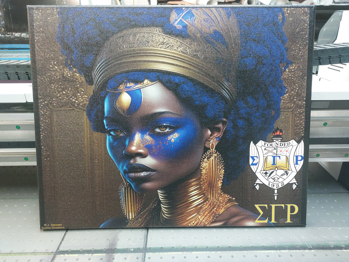 Sigma Gamma Rho Canvas Wall Art - 3 – Sigma Graphics