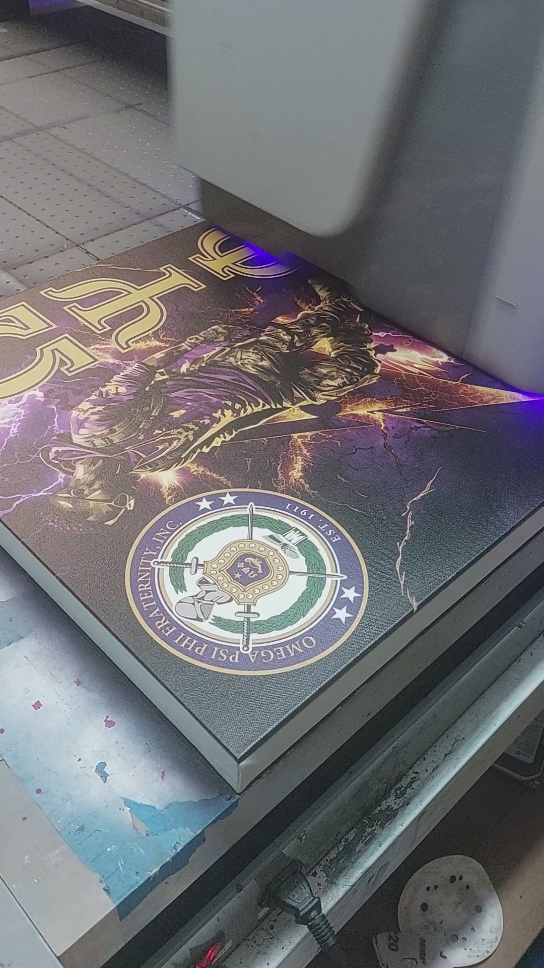 Omega Psi Phi Wall Art - 20 x 20