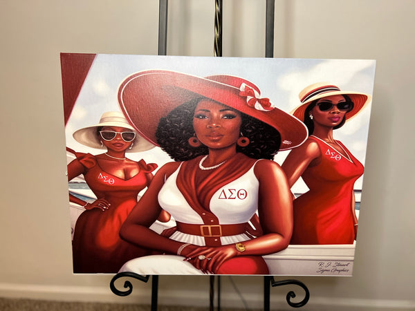 Delta Sigma Theta Wall Art - Living a Delta Life