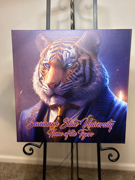 Savannah State University Canvas Wall Art - Tiger Pride