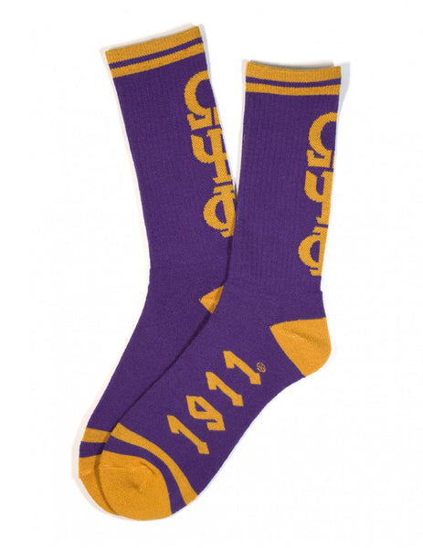 Omega Psi Phi Socks