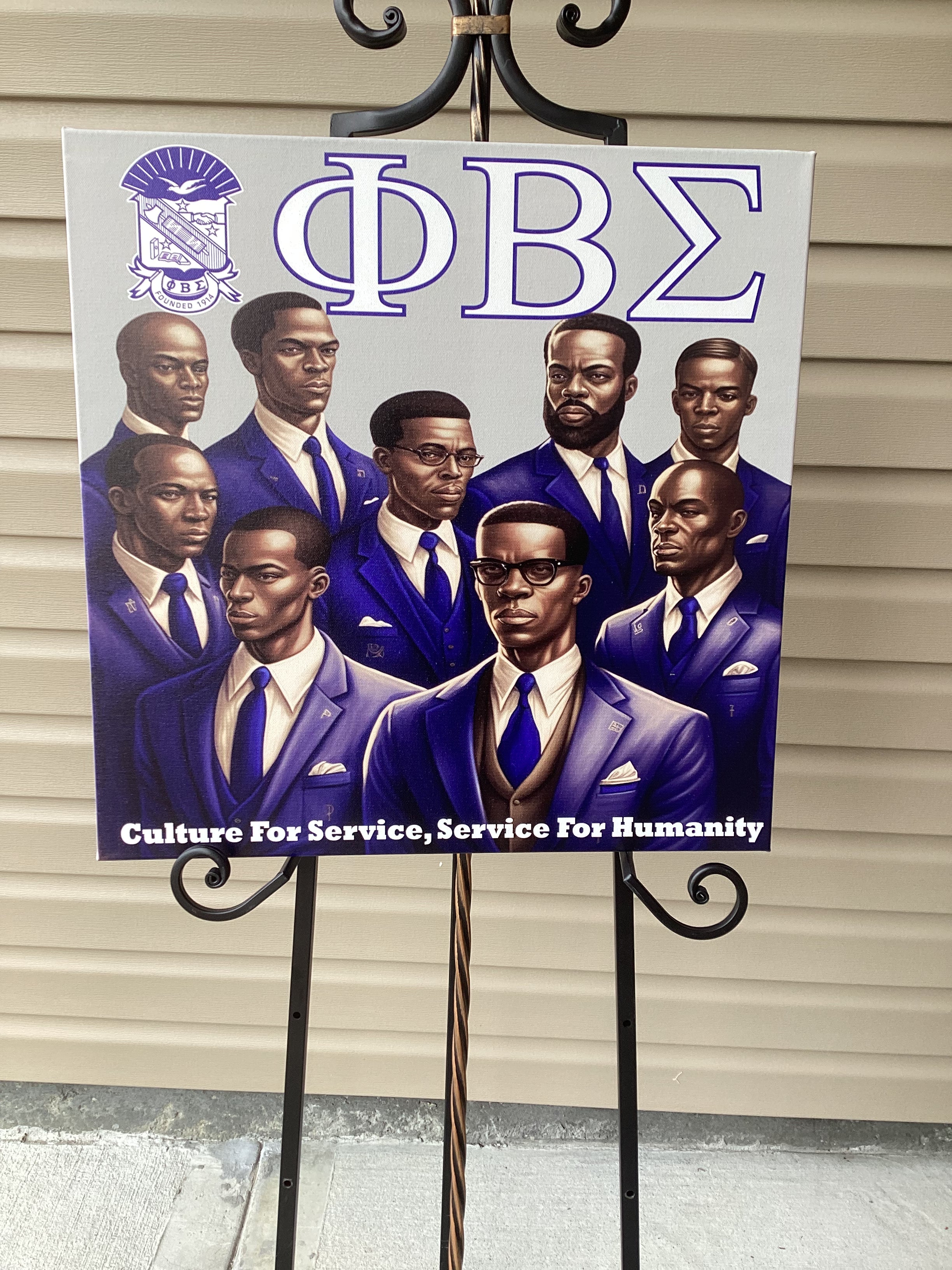 Phi Beta Sigma Canvas Wall Art - 3