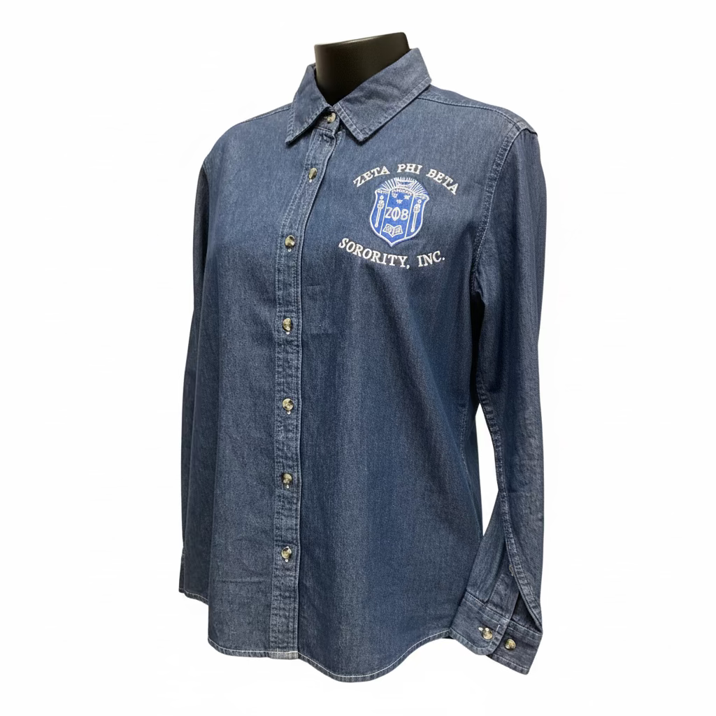 ZPB Denim Long Sleeved Shirt (Ladies)
