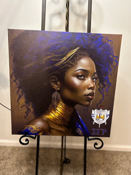 Sigma Gamma Rho Canvas Wall Art - 2