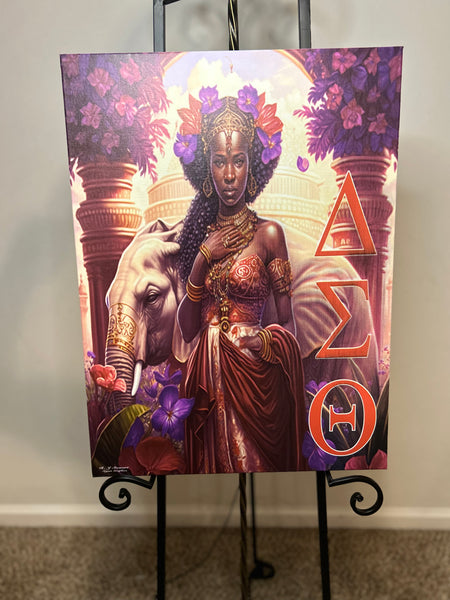 Delta Sigma Theta Wall Art - Always a Queen